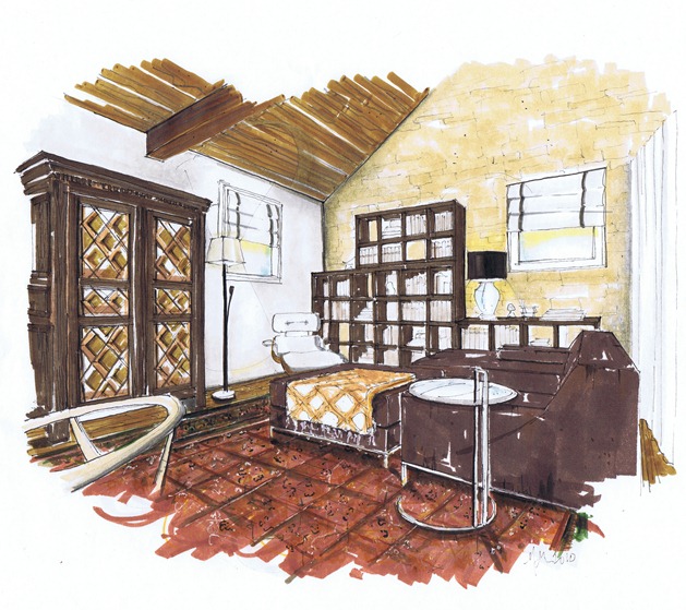 A Schematic Life Small Space Study 3 Clandestine Barn